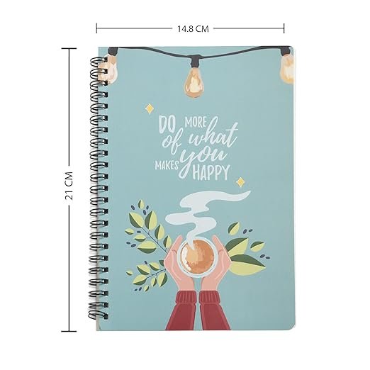 Spiral Art Journal : 100 GSM Paper, 120 Pages, Dot Grid - Image 4